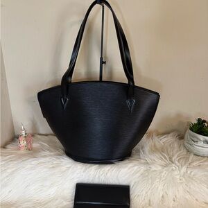 Louis Vuitton Black saint jacques Women's Tote Bag with wallet